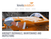 Tablet Screenshot of lewisaviation.co.uk